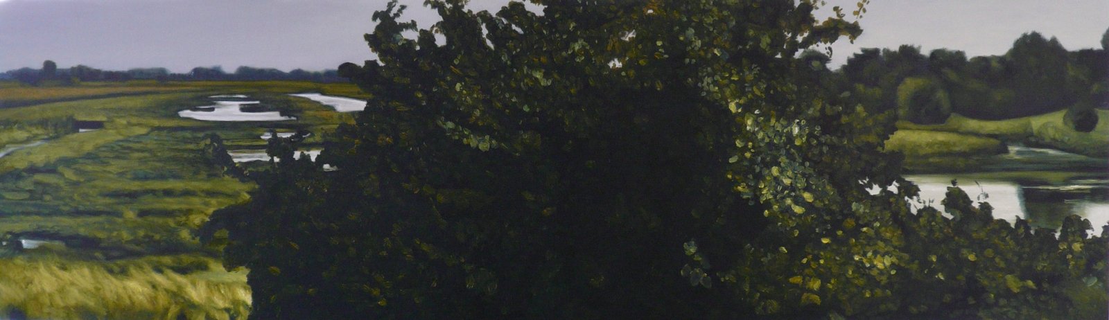 'Inzicht', Jan Neven, olieverf op paneel, 135 x 39 cm, 2010